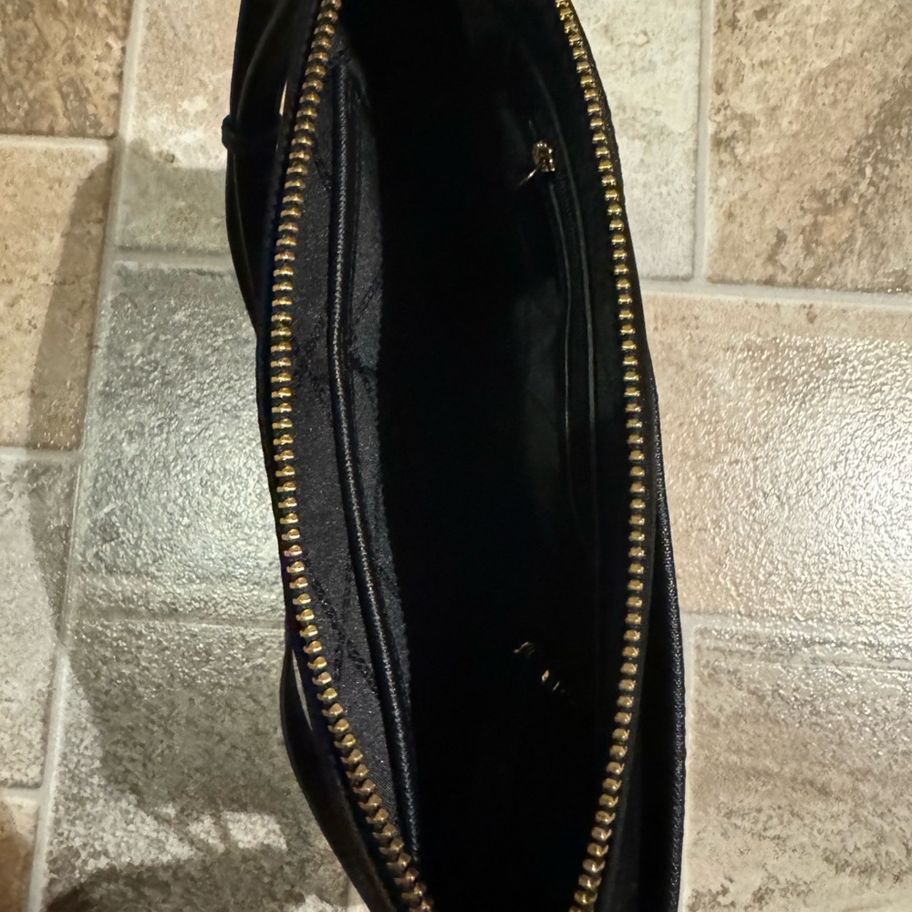 Michael Kors Black & Gold Nylon Purse